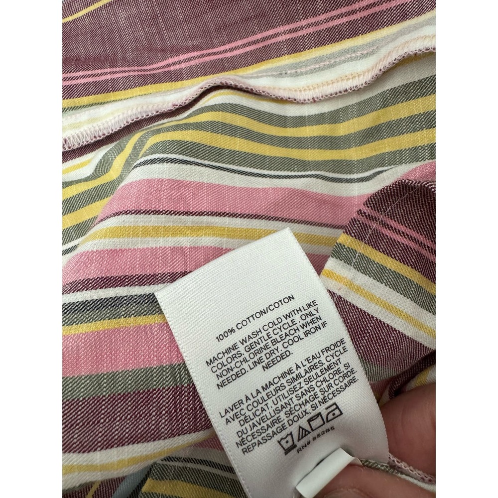 Express 100% Cotton Dress with Cutout Size 2 Multicolor - Picture 8 of 10